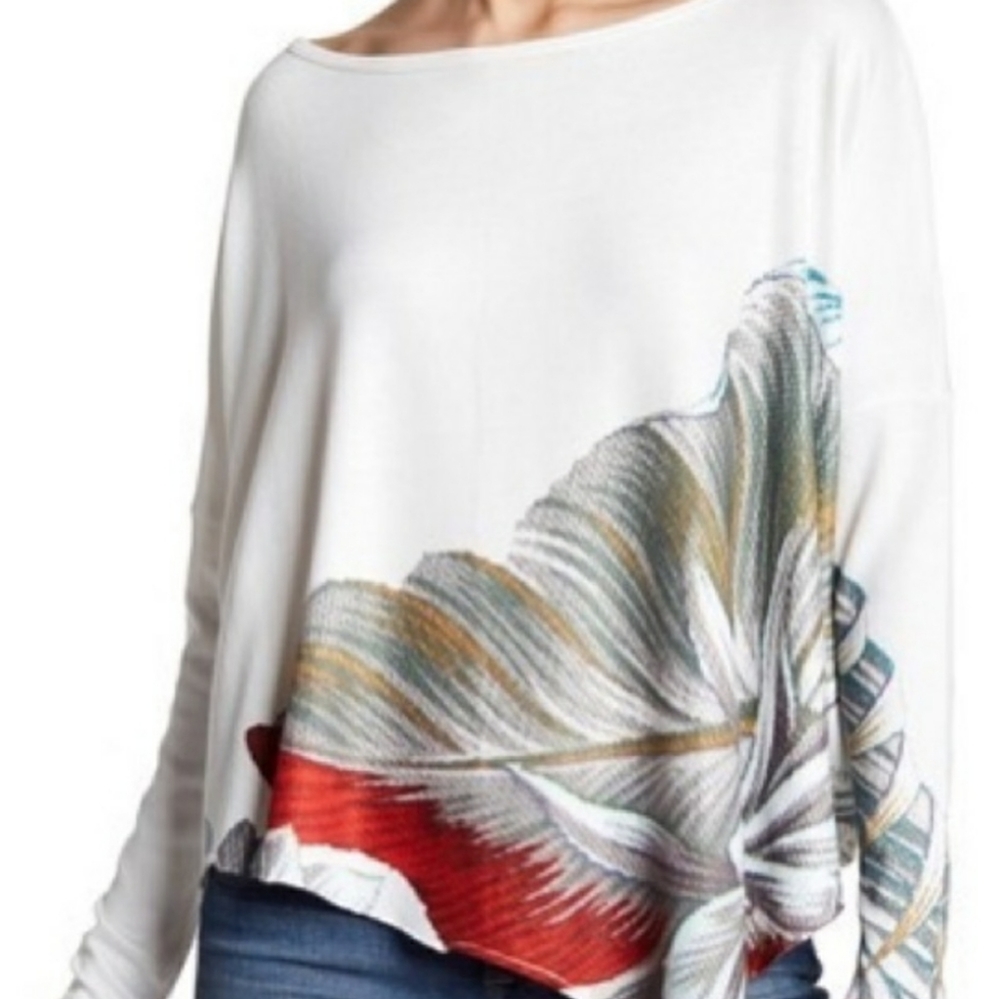 Asymmetrical Hem Dolman Swester